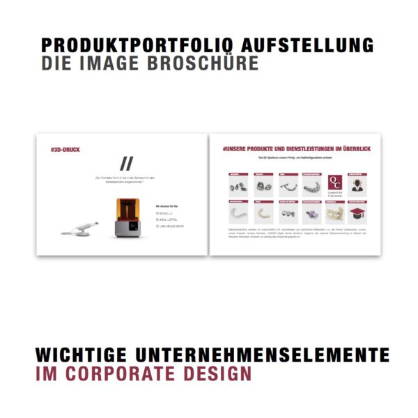 Image Broschüren (Design Entwicklung)